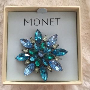 Blue/green Brooch
